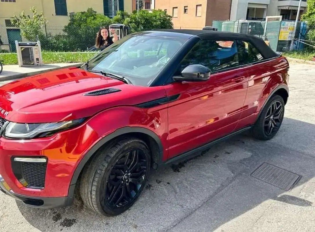 Usata Land Rover Range Rover evoque HSE Dynamic 179 CV (131 kW) 2016 Rosso Cabrio