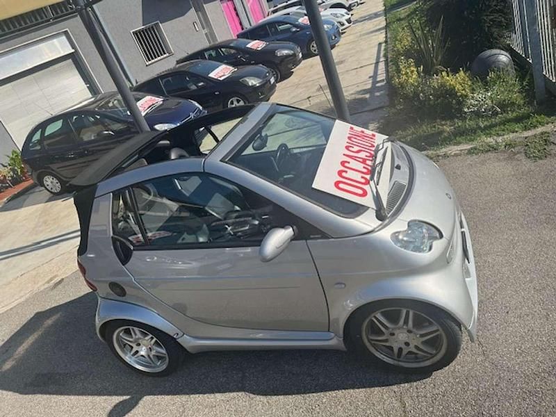 Usata Smart ForTwo Cabrio Brabus 75 CV (55 kW) 2005 Argento Cabrio