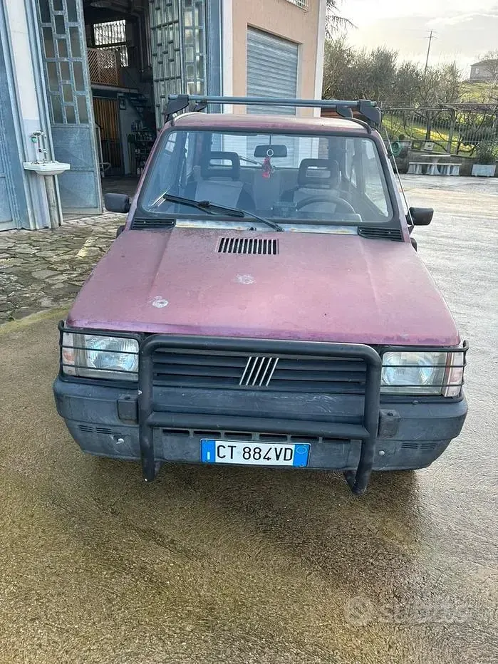 Usata Fiat Panda 45 CV (33 kW) 1991 Rosso Berlina