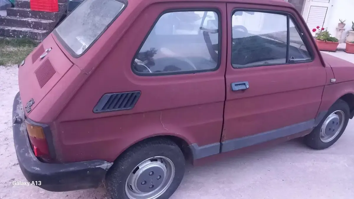 Usata Fiat 126 Red 23 CV (16 kW) 1985 Rosso Utilitaria