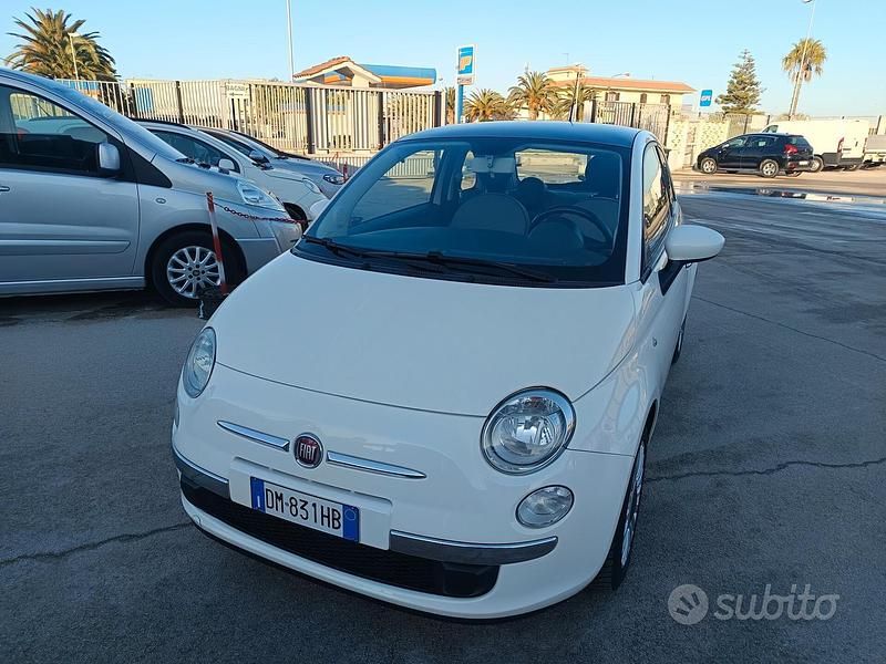Usata Fiat 500 Lounge 69 CV (50 kW) 2008 Bianco Berlina