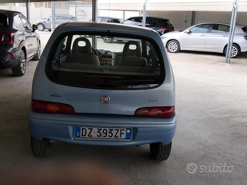 Usata Fiat Seicento 54 CV (39 kW) 2010 Blu Utilitaria