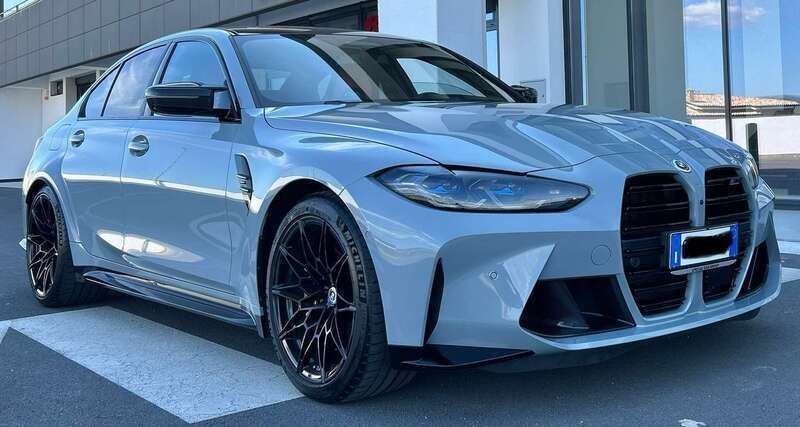 Grigio Usata 2022 BMW M3 Competition Edition Tre volumi | 90.000 € (Molto cara) - Immagine 1/4