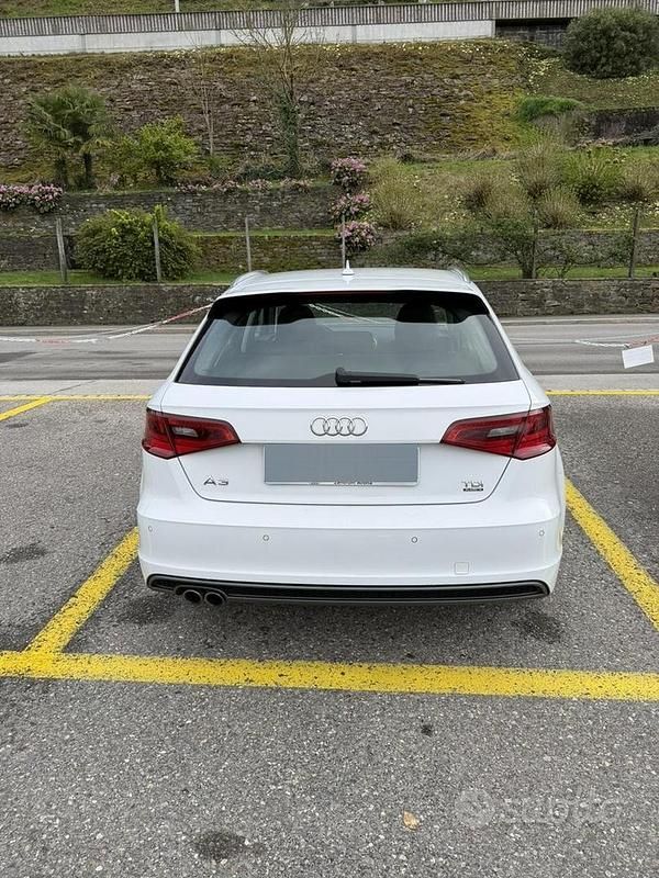 Usata Audi A3 S-Line 184 CV (135 kW) 2014 Bianco Berlina