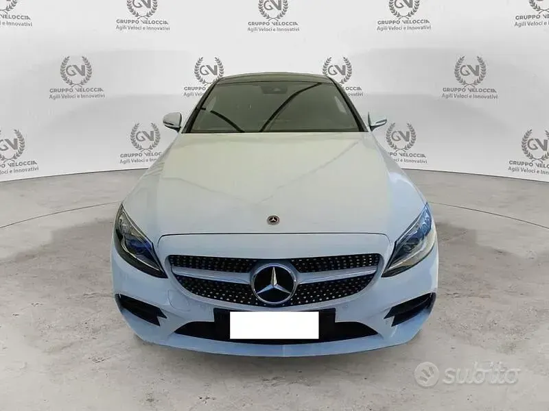 Usata Mercedes C220 Premium 194 CV (142 kW) 2021 Bianco Coupé
