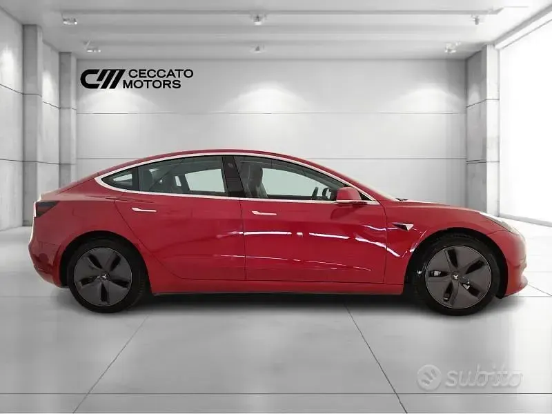 Usata Tesla Model 3 Long Range AWD 152 kW (208 CV) 2020 Rosso Berlina