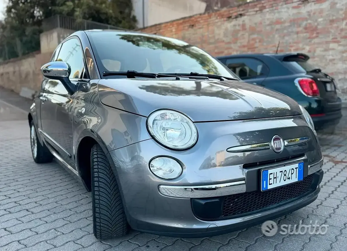 Usata Fiat 500 95 CV (69 kW) 2011 Grigio Utilitaria