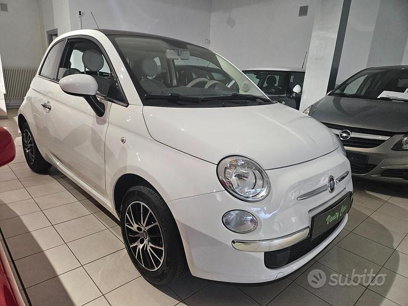 Usata Fiat 500 Lounge 69 CV (50 kW) 2012 Bianco Berlina