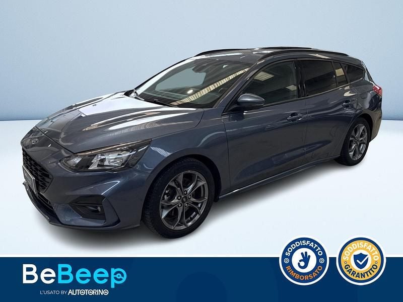 Azzurro metallizzato Usata 2020 Ford Focus ST-Line Station wagon | 13.400 € (Buon prezzo) - Immagine 1/3