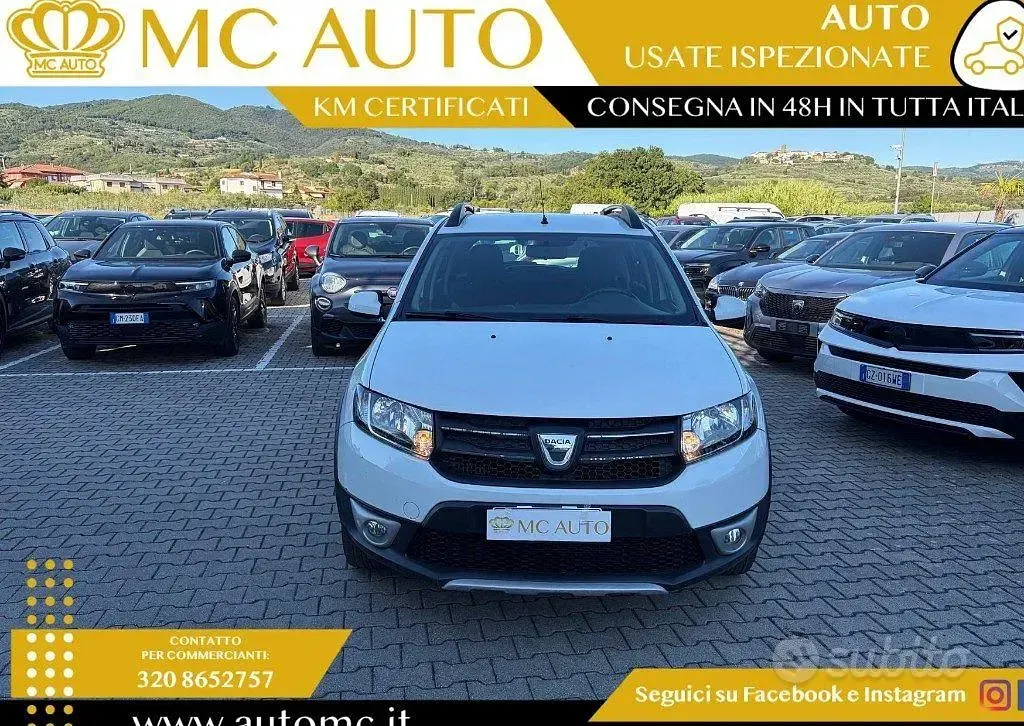 Usata Dacia Sandero Stepway 90 CV (66 kW) 2016 Bianco Berlina