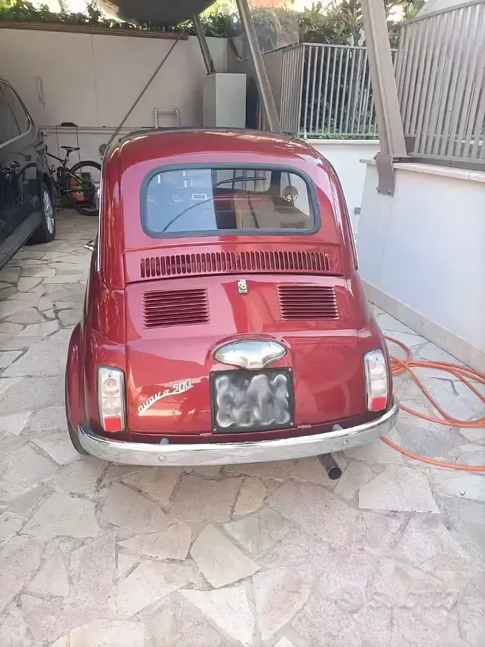 Usata Fiat 500 18 CV (13 kW) 1960 Rosso Utilitaria
