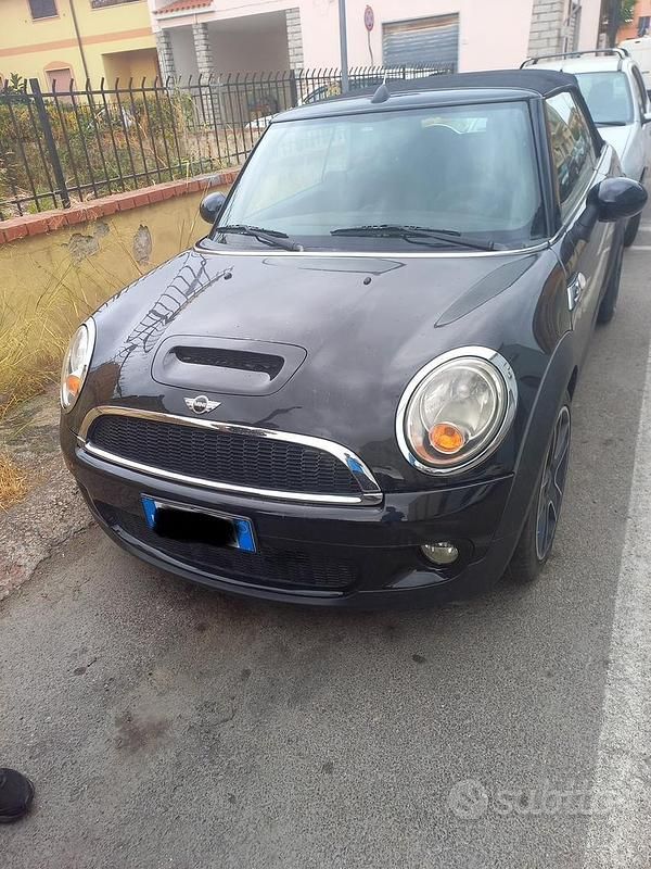 Nero Usata 2009 Mini Cooper S Cabriolet Cabrio | 7000 € (Super prezzo) - Immagine 1/4
