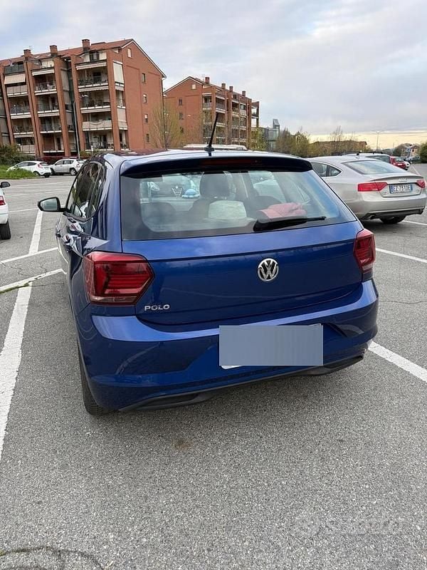 Usata VW Polo Comfortline 80 CV (58 kW) 2018 Blu Utilitaria