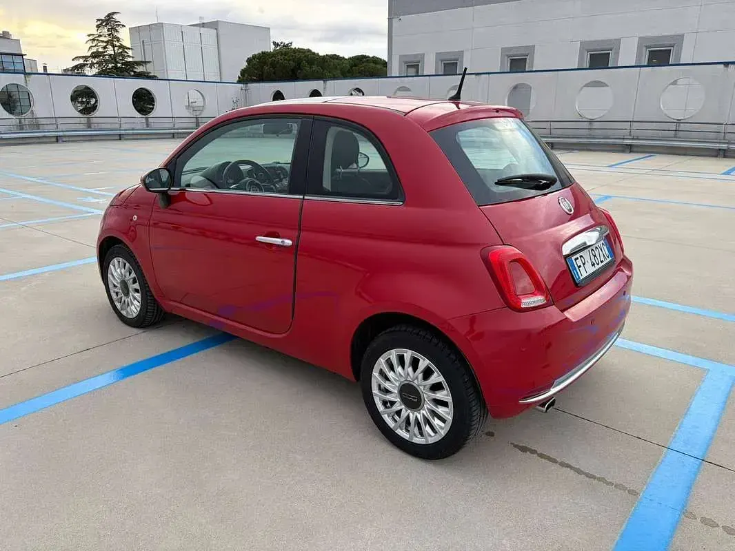Usata Fiat 500 Lounge 95 CV (69 kW) 2018 Rosso Utilitaria