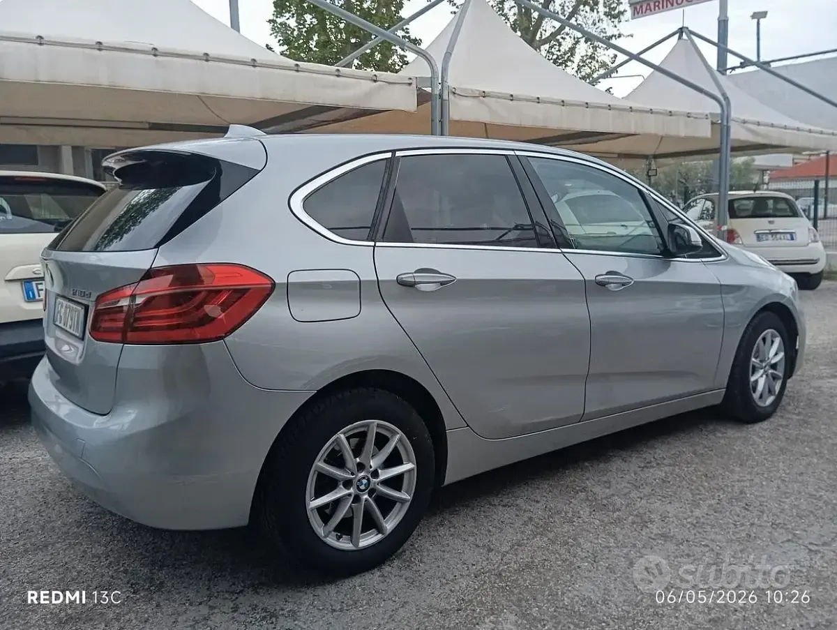 Usata BMW 216 Active Tourer Luxury Line 116 CV (85 kW) 2016 Grigio Monovolume