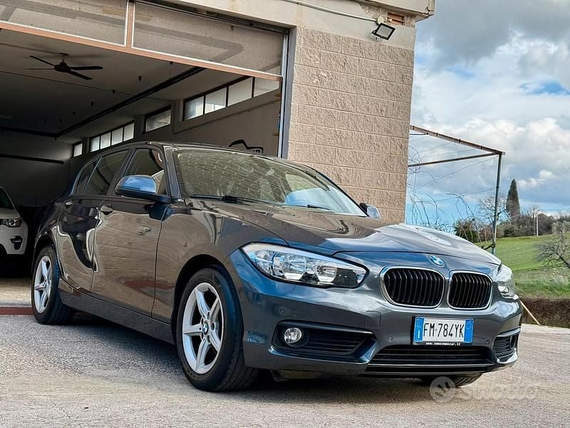 Usata BMW 114 Advantage 95 CV (69 kW) 2018 Grigio Utilitaria