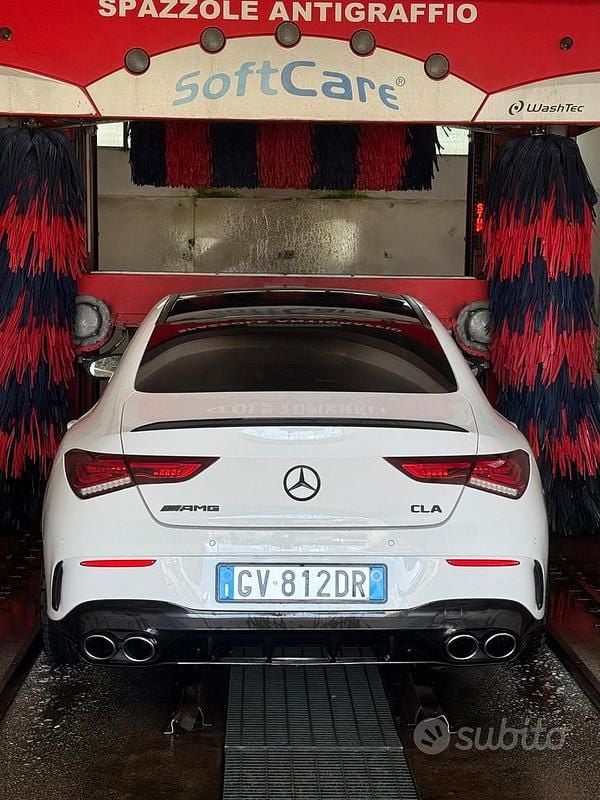 Usata Mercedes CLA35 AMG AMG 319 CV (234 kW) 2019 Bianco Berlina