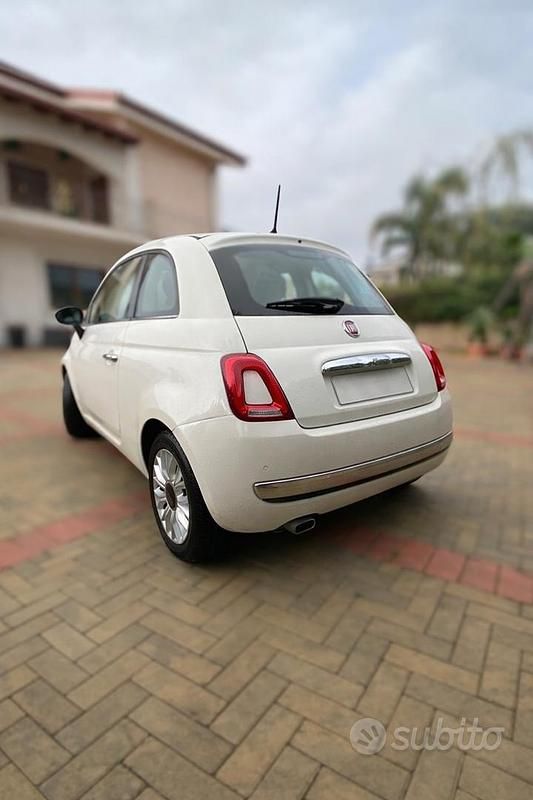 Usata Fiat 500 Lounge 69 CV (50 kW) 2015 Bianco Utilitaria