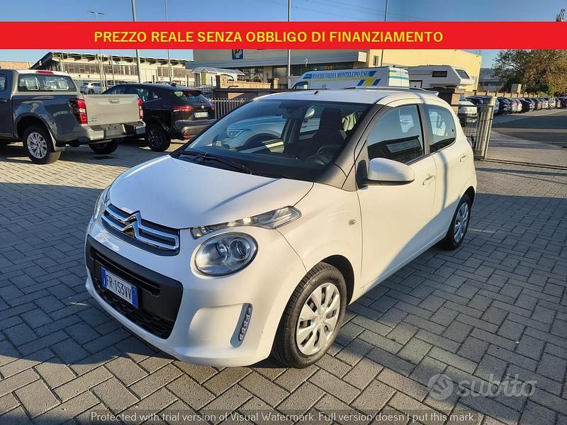 Usata Citroën C1 Feel 72 CV (52 kW) 2018 Bianco Utilitaria