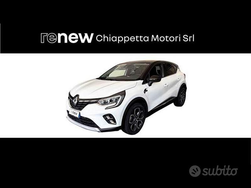 Usata Renault Captur Techno 91 CV (66 kW) 2022 Bianco nacré + nero etoilé SUV