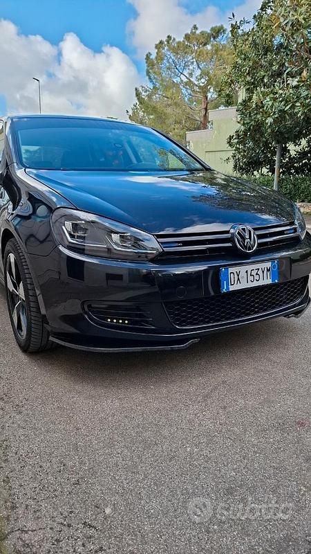 Usata VW Golf VI 2010 Nero Utilitaria