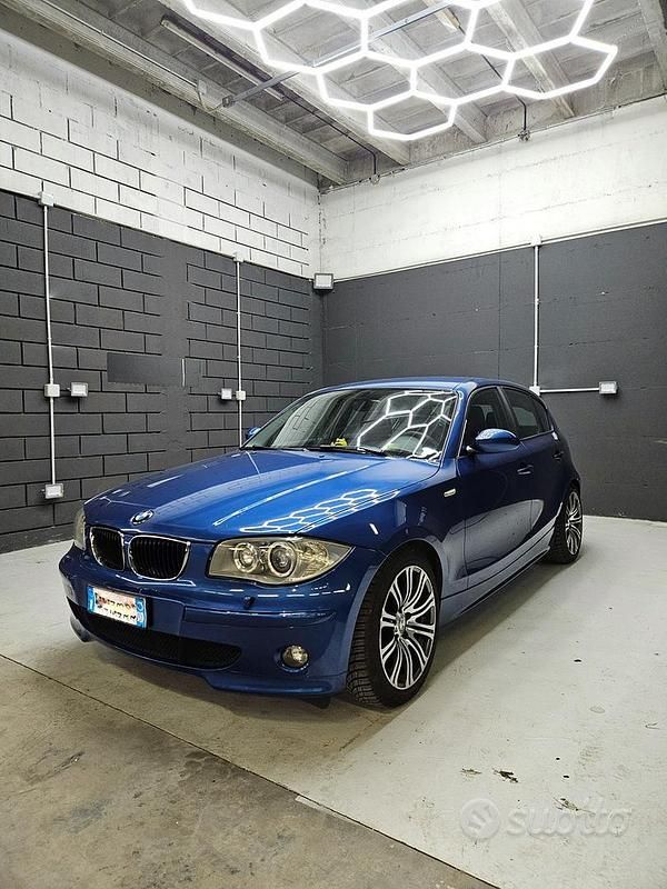 Usata BMW 120 Efficient Dynamics 163 CV (119 kW) 2006 Blu Utilitaria