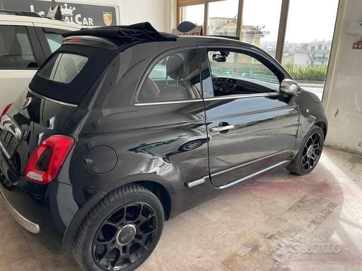 Usata Fiat 500 95 CV (69 kW) 2012 Nero Cabrio