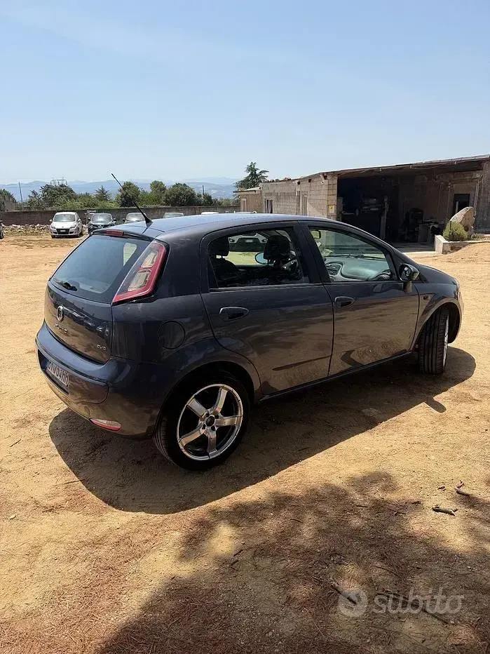 Usata Fiat Punto Lounge 69 CV (50 kW) 2014 Grigio Utilitaria
