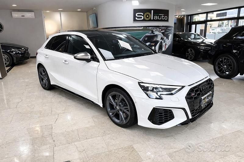 Usata Audi S3 Comfort 310 CV (228 kW) 2023 T9t9  bianco ibis  bianco ib Berlina