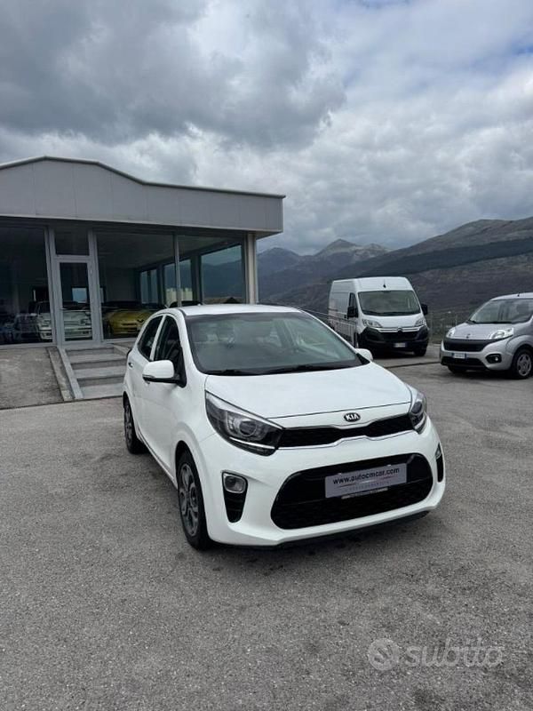 Gebraucht Kia Picanto 67 PS (49 kW) 2018 Weiß Kleinwagen