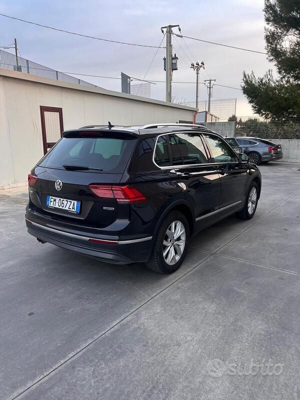 Usata VW Tiguan Business 150 CV (110 kW) 2017 Nero SUV