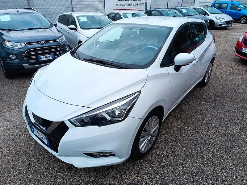 Usata Nissan Micra Visia+ 71 CV (52 kW) 2019 Bianco Utilitaria