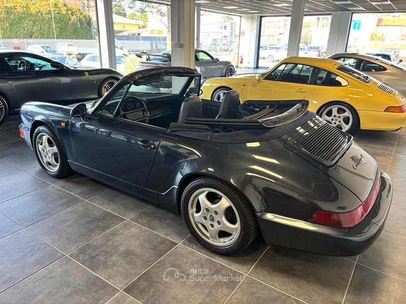 Usata Porsche 911 Carrera 4 Cabriolet 250 CV (183 kW) 1990 Blu Cabrio