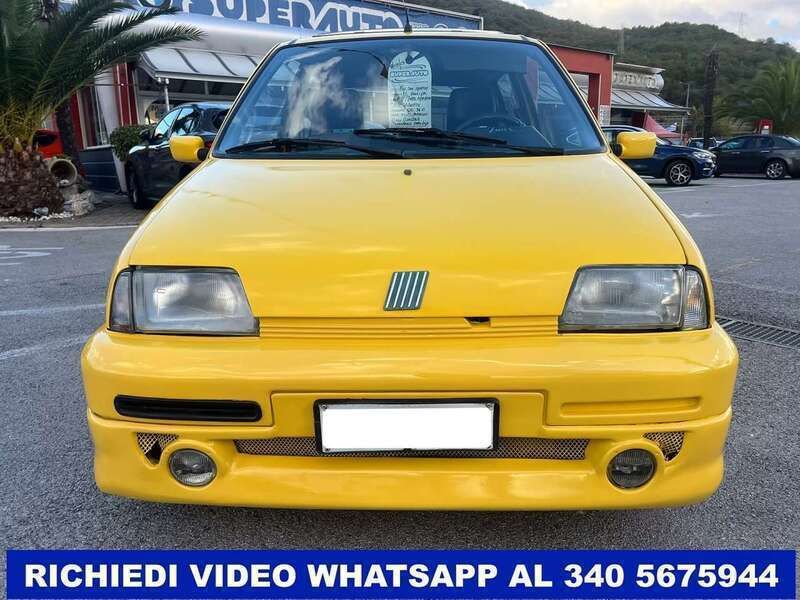 Usata Fiat Cinquecento Abarth 54 CV (39 kW) 1998 Giallo Utilitaria