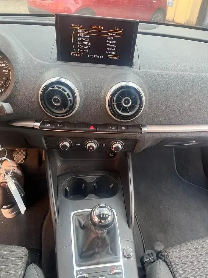 Usata Audi A3 180 CV (132 kW) 2013 Nero Berlina