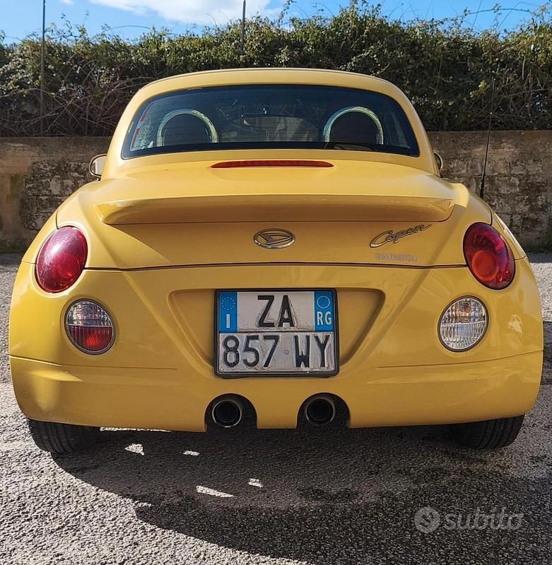 Usata Daihatsu Copen 87 CV (63 kW) 2009 Giallo Cabrio
