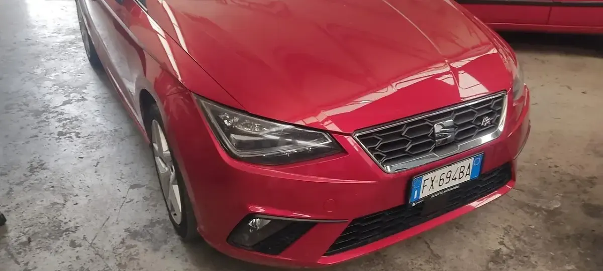 Usata Seat Ibiza FR 90 CV (66 kW) 2019 Rosso Utilitaria