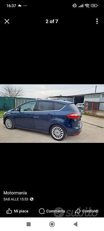 Usata Ford C-MAX Titanium 115 CV (84 kW) 2013 Blu Monovolume