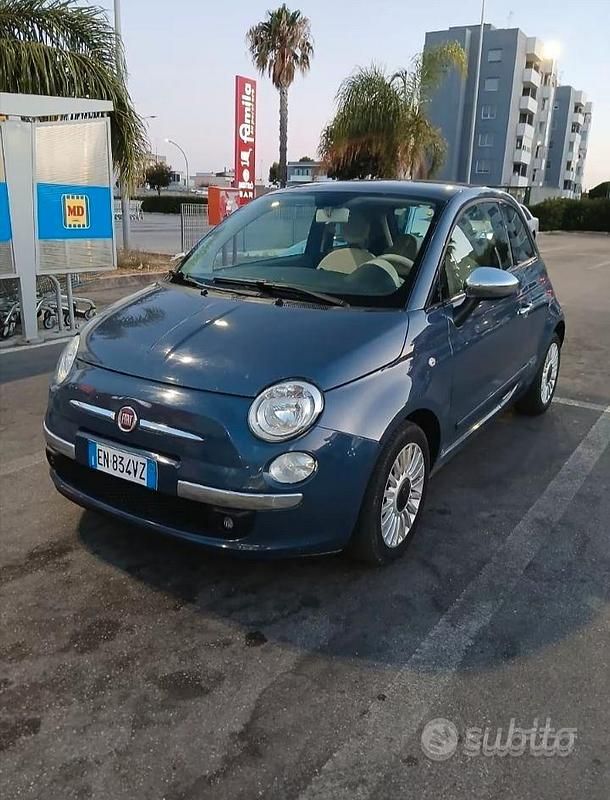 Usata Fiat 500 95 CV (69 kW) 2013 Blu Berlina
