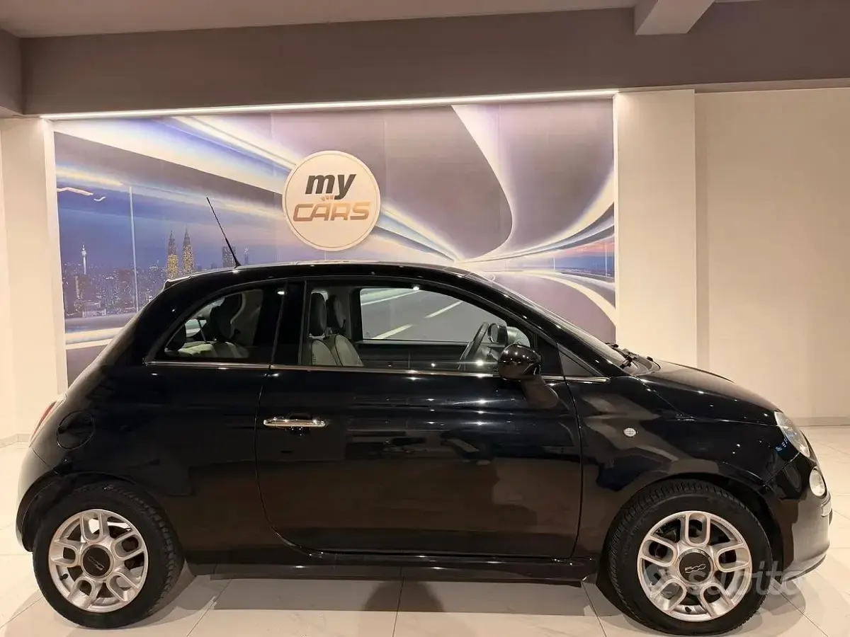Usata Fiat 500 Pop 75 CV (55 kW) 2009 Nero Cabrio