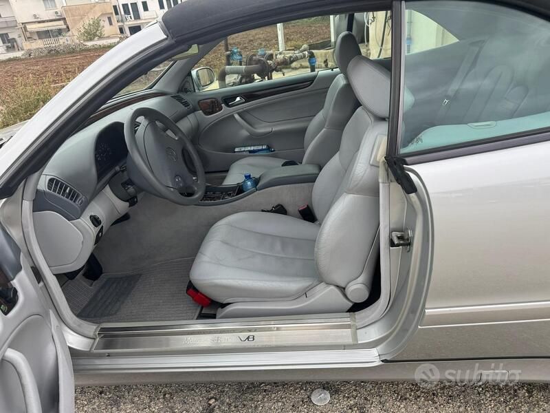 Usata Mercedes CLK430 Elegance 279 CV (205 kW) 1999 Grigio Cabrio