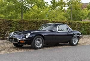 Usata Jaguar E-Type Supercharged 400 CV (294 kW) 1970 Blu Cabrio