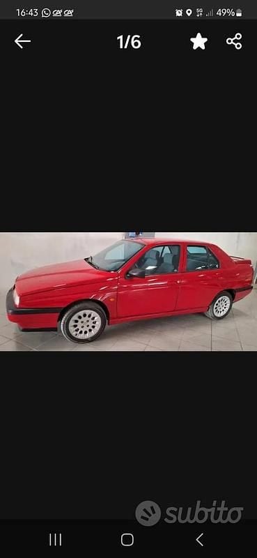 Usata Alfa Romeo 155 1997 Rosso Berlina