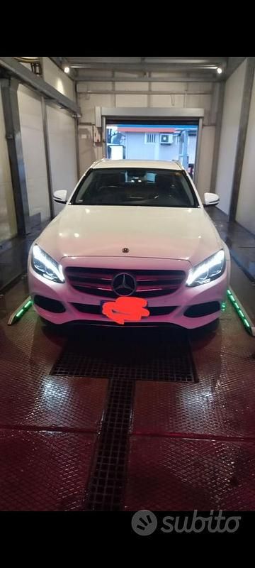 Usata Mercedes C250 204 CV (150 kW) 2017 Bianco Station wagon