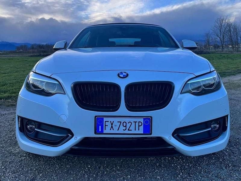 Usata BMW 218 Luxury Line 150 CV (110 kW) 2017 Bianco Cabrio