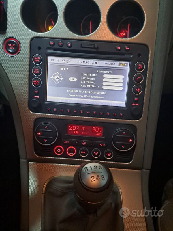 Usata Alfa Romeo 159 185 CV (136 kW) 2006 Grigio Berlina