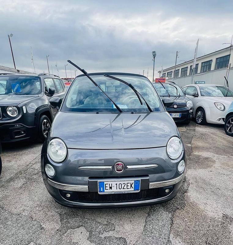 Usata Fiat 500C Lounge 69 CV (50 kW) 2014 Grigio Cabrio