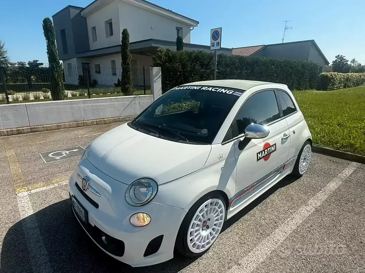 Usata Fiat 500 Abarth 135 CV (99 kW) 2013 Bianco Cabrio