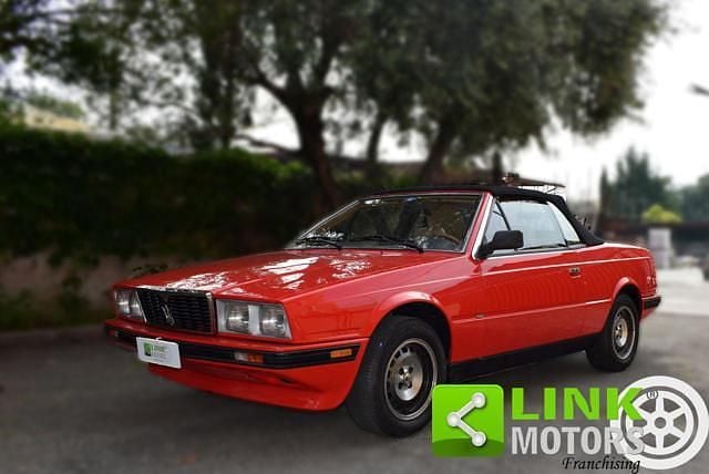 Usata Maserati Biturbo 184 CV (135 kW) 1987 Rosso Cabrio