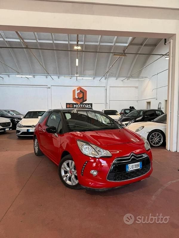 Usata Citroën DS3 92 CV (67 kW) 2011 Rosso Utilitaria